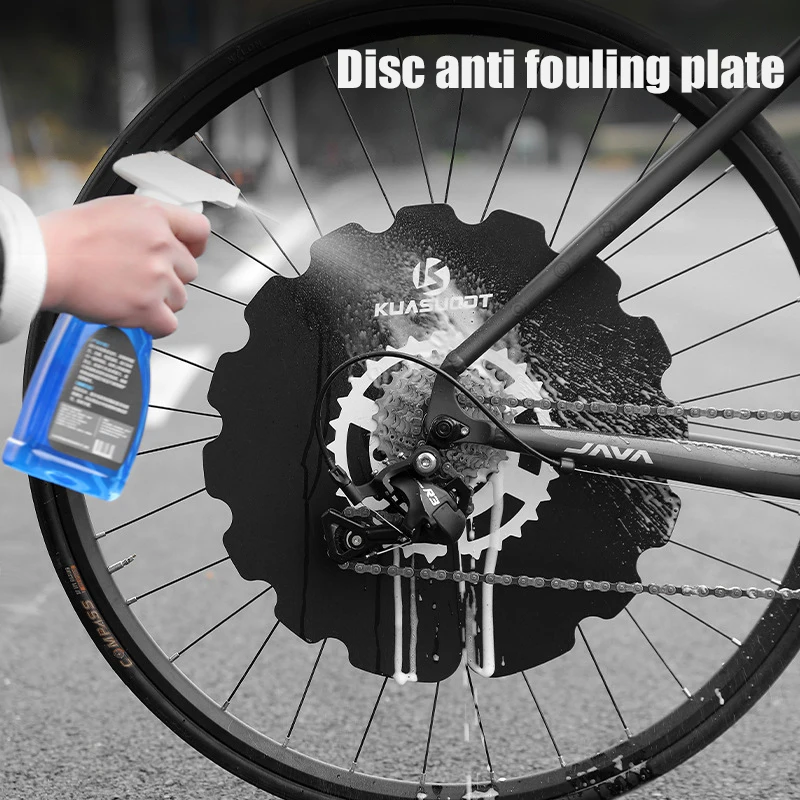 New Bicycle Motorcycle Washing Disc Brake Cleaning Protection Cover Anti Grime Guard Wheel Cover For Road Mountain BikeAcc view 3