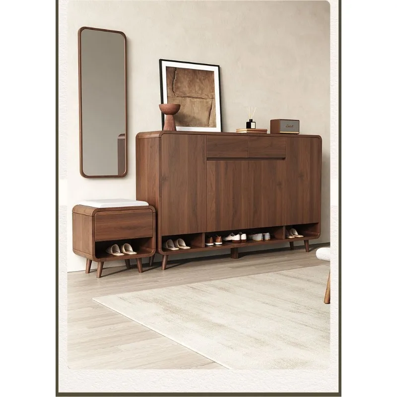 

Household door, large-capacity storage cabinet, integrated foyer