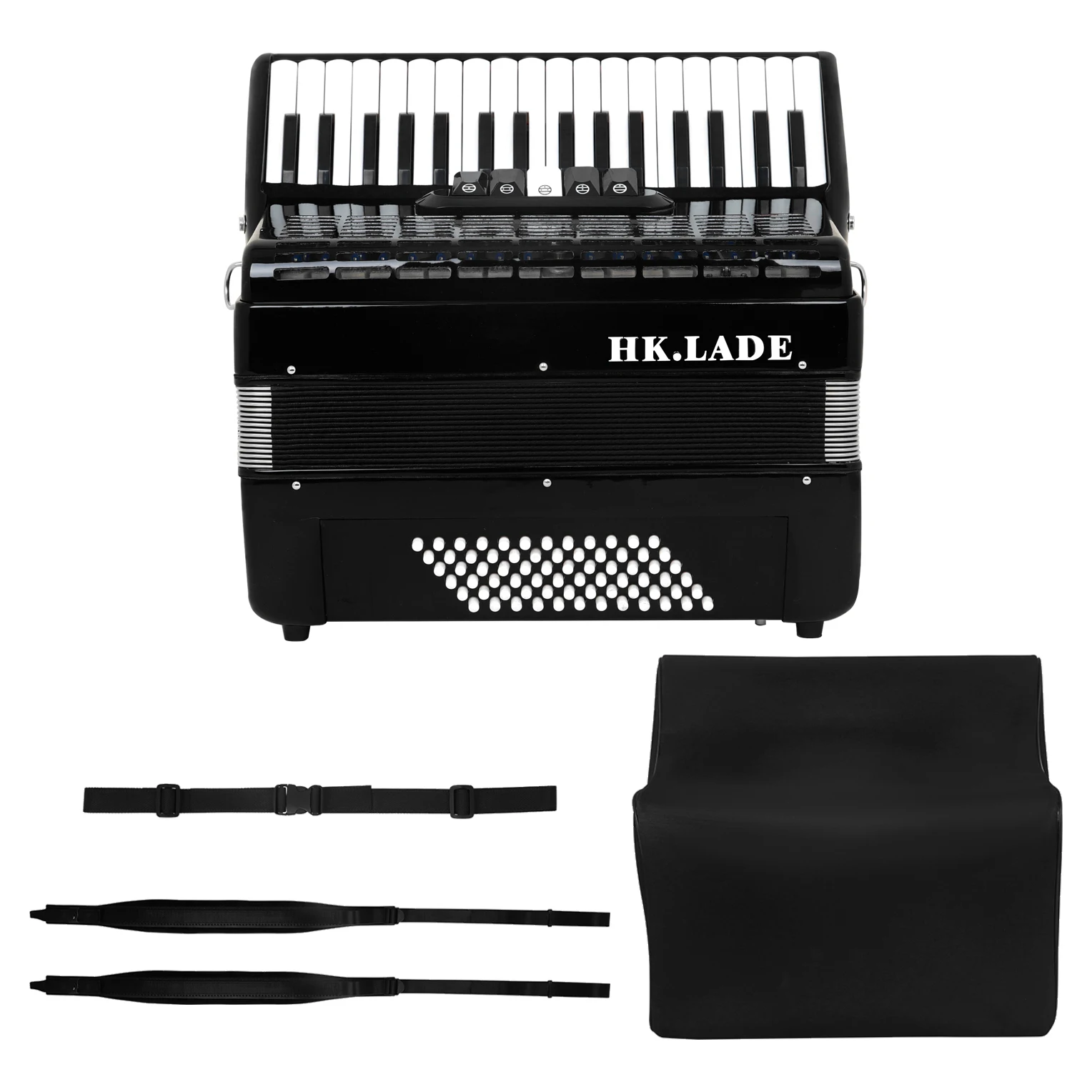 

HK LADE accordion instrument AH-50 34 key 72 bass 5 keyboard agreement Performance level accordion