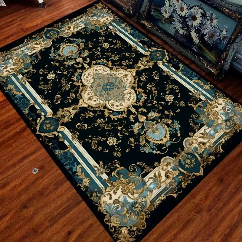 Vintage Persian Art Design Soft Carpet Bathroom Non-silp Doormat Suitable for Livingroom Entrance Decorate Accessory Bedroom Rug