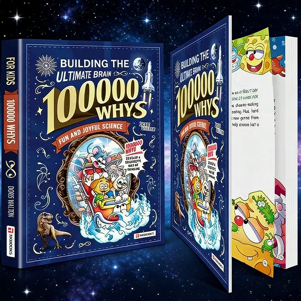 Construindo o Cérebro Definitivo: 100.000 Porquês – Ciência Divertida e Alegre para Crianças Desenvolverem o Estilo de Pensamento de um Cientista, Explorar o