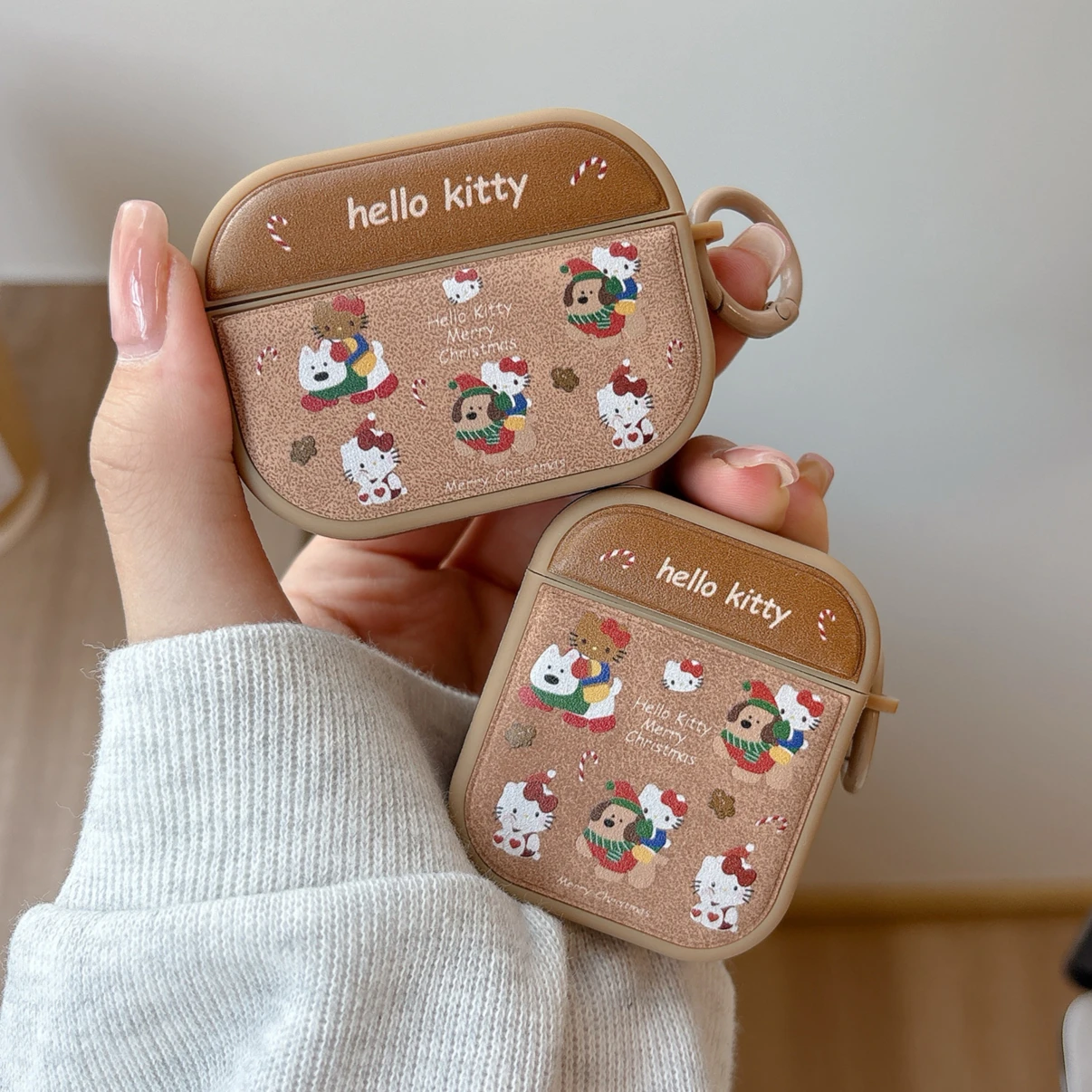 Cute Cartoon Hello Kitty Apple Wireless Bluetooth Headset Protective Cover for AirPods 1 2 3 Pro Pro2 AirPods 4 Easy Carrying