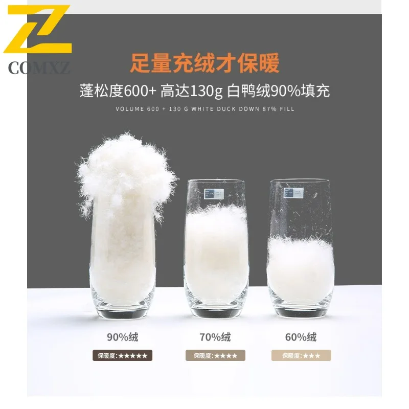 COMXZ Men Bread Jacket Classic Warm Functional Waterproof Mountaineering Winter Jacket Snowy Windproof Outdoor Padded Jackets