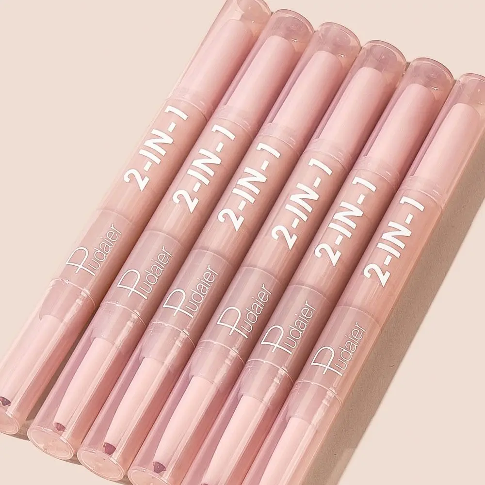 Crayons à lèvres à double tête Jules Liner pour femme, stylo vepliner, résistant à l'eau, antiadhésif, standardisation, teinte naturelle, 2 en 1, 256