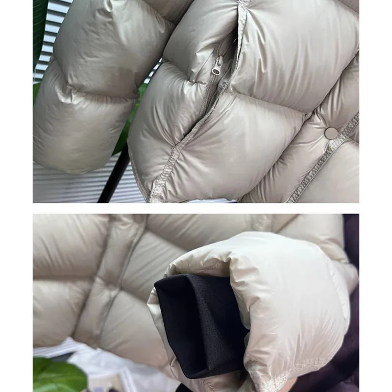 

Высококачественная женская куртка на хлопковой подкладке, зима 2022, новые взрывы, короткое пуховое пальто, женские парки, верхняя одежда с капюшоном, верхняя одежда для хлеба