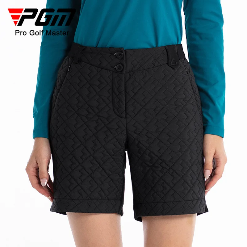 PGM Golf Pants Women's Autumn/Winter Cotton Sports Shorts Light Heating Inner Elastic Belt Comfortable and Warm