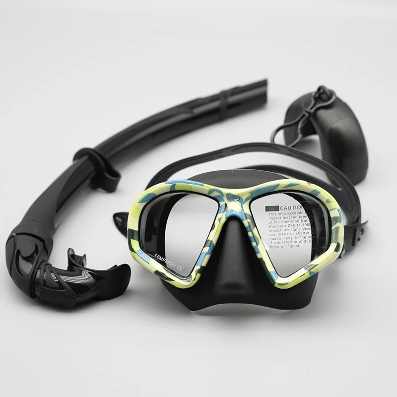 

Professional men's and women's snorkeling goggles free diving mask silicone anti-fog diving goggles equipment bounce