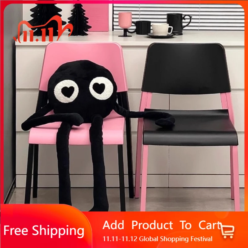 

Minimalist Lounge Dining Chairs Light Luxury Balcony Designer Dining Chairs Wedding Vintage Throne Acrylic Sillas Furniture