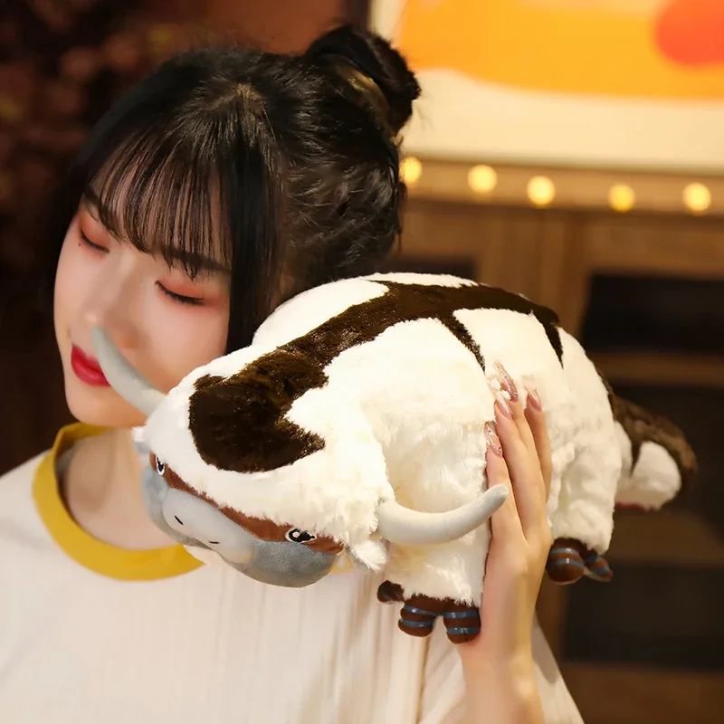 

55 см аниме Аватар Последний маг воздуха Appa плюшевые игрушки Аватар Appa Momo плюшевые мягкие игрушки в подарок