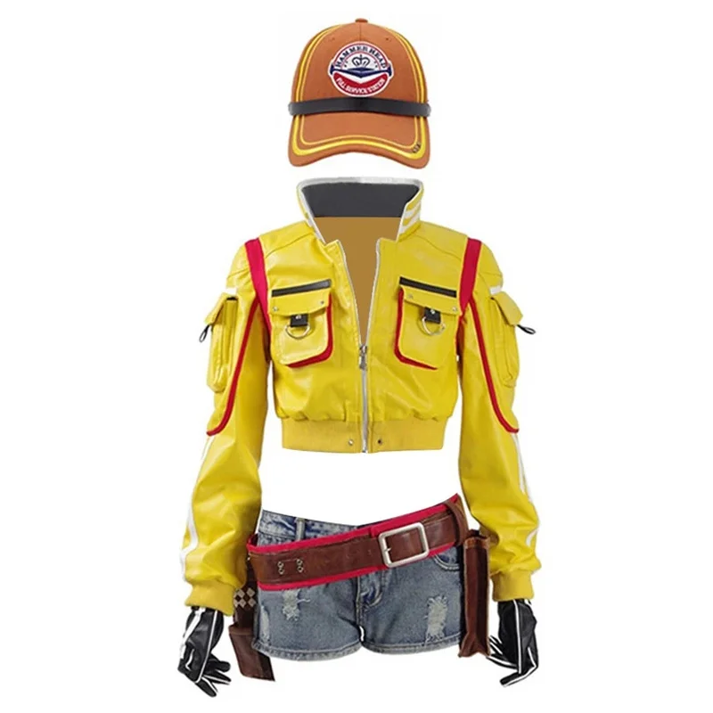 qq34Game فاينل فانتسي XV FF15 FFXV سيندي أوروم Cid أزياء تنكرية يومية أطقم بدلات موحدة مصنوعة حسب الطلب