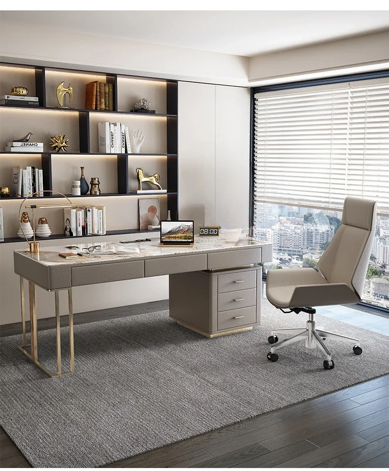 Luxury Write Office Desks Modern Study Slate Simplicity Office Desks Wood Storage Escritorio Ordenador Work Furniture