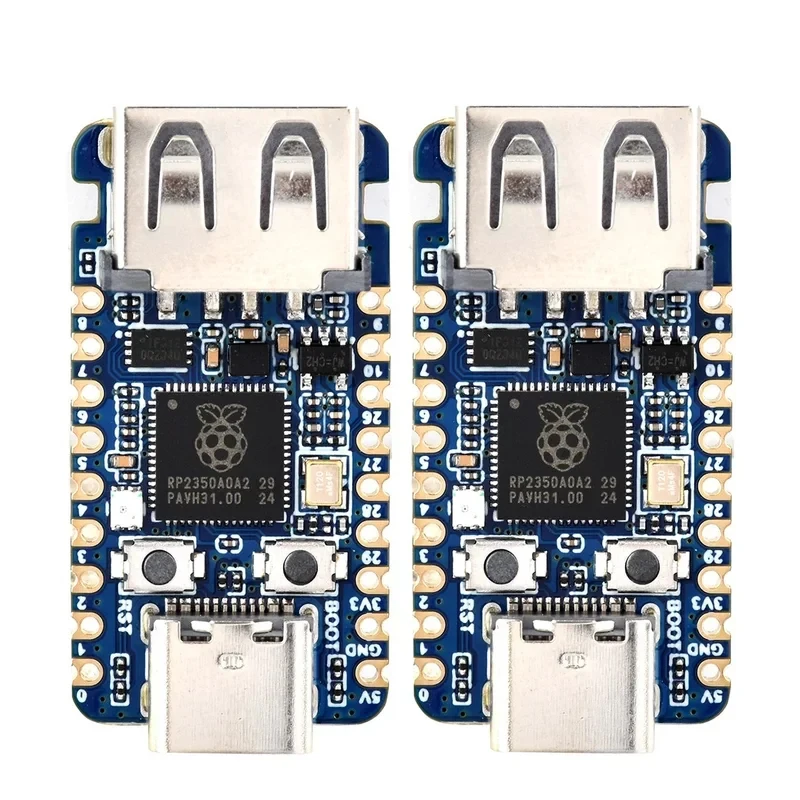 (In Stock) Raspberry Pi Pico 2 RP2350 USB A C Development Board RP2350 Zero, Waveshare RP2350A USB Development Board image 6