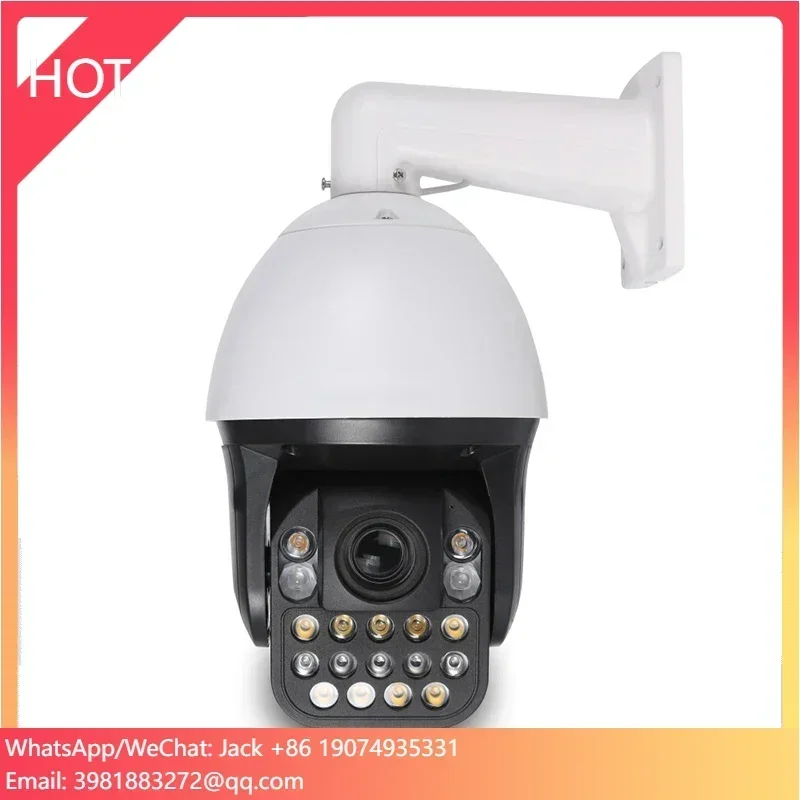 Network 8.0 Megapixel Color Night 30X ZOOM Waterproof IP Dome PTZ Camera.