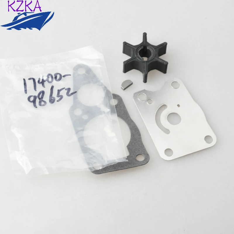 

Ремкомплект крыльчатки водяного насоса 17400-98652 для Suzuki 2-тактный лодочный двигатель DT4 DT5 17400-98652-00 18-3260 заменяет детали