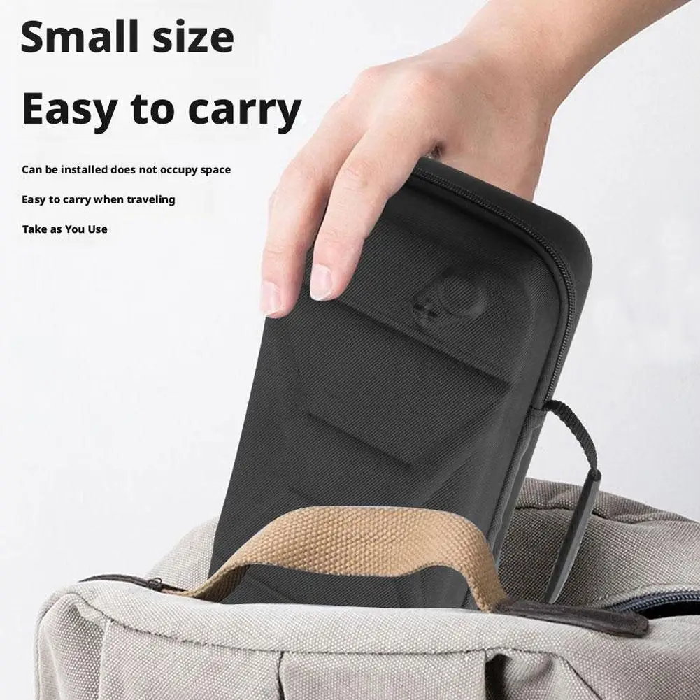 حقيبة تخزين ذات أغطية صلبة حقيبة حمل محمولة مقاومة للصدمات لملحقات وحدة التحكم في الألعاب الواقية Rog Xbox Ally EVA