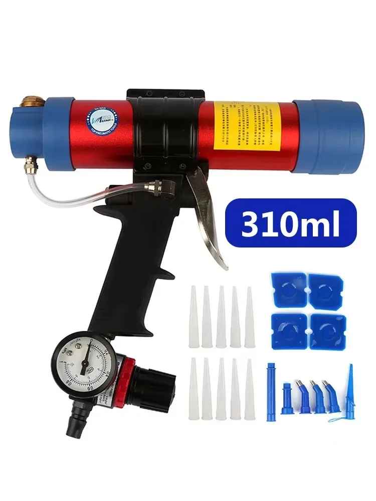310ML Pneumatic Sealing Gun Pneumatic Dispensing Machine Silicone Sealant Coating Machine Glass Coating Tool Silicone Gun