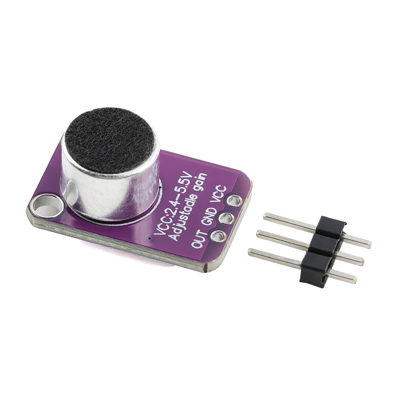 MAX4466 Sound Sensor Module MAX4466 Microphone Preamplifier