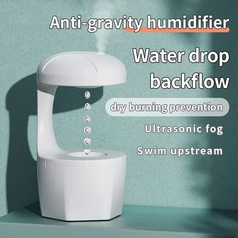 

Anti-gravity Levitating Water Drops Cool Mist Maker Counter Current Mute Air Humidifier Fogger to Relieve Fatigue.