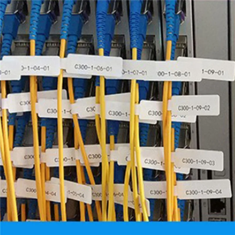 

J1UL1N 5X NIIMBOT D11 Этикетка Машина Наклейка Кабельная этикетка Флаг Косичка Сетевой кабель Этикетка Бумага Термальная, Водонепроницаемая этикетка, Белый