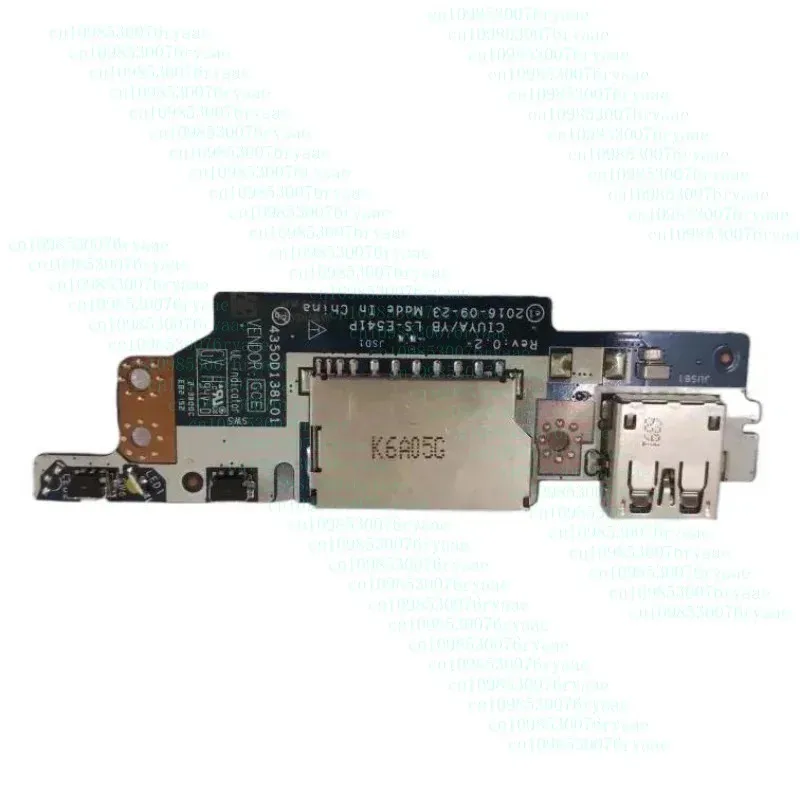 Para Lenovo FLEX 5 1570 1470 yoga 520 520-14 portátil USB jack lector de tarjetas botón de encendido interruptor de placa accesorios de reparación ls-eQQ