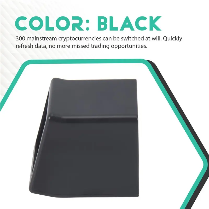 A75Q-2.4G Crypto Tracker Crypto Price Displayer 300 Major Cryptocurrencies Can Be Switched Freely A