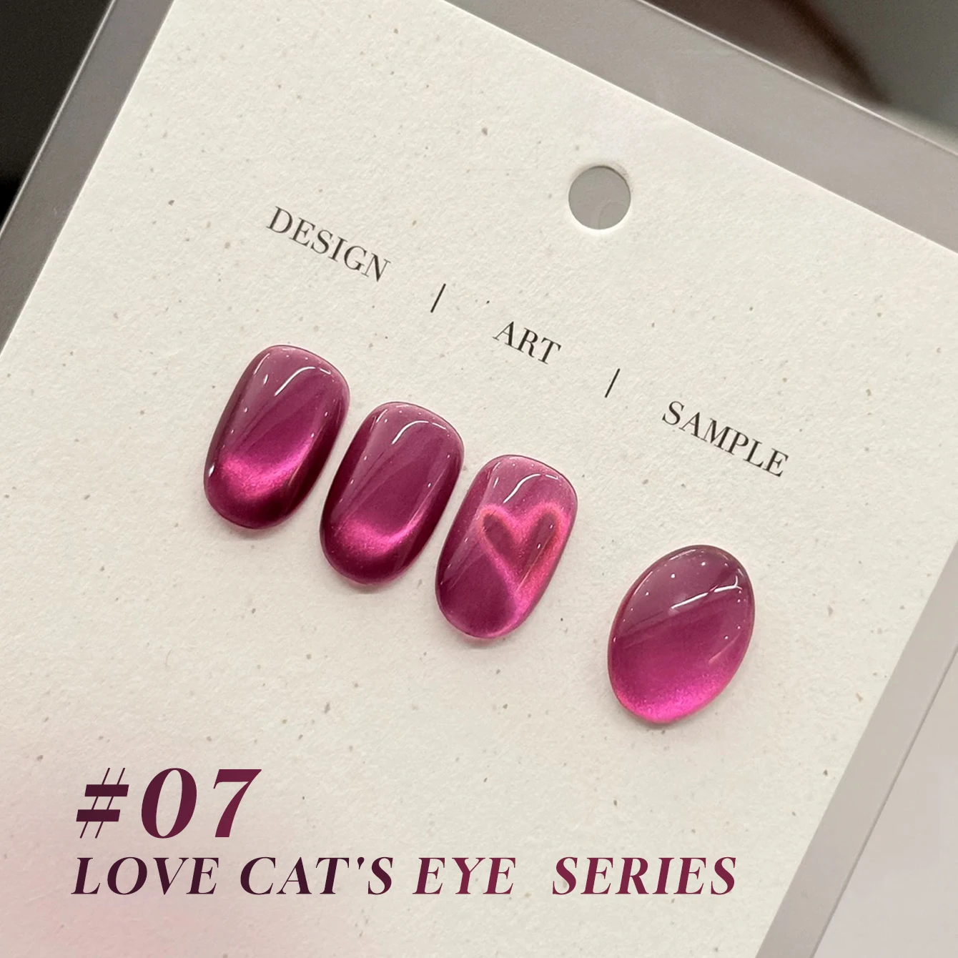 SHAKA 1 Stück Rosenrot Pink Ka – Nail Art Pink Cat Eye Bewertung und Preis