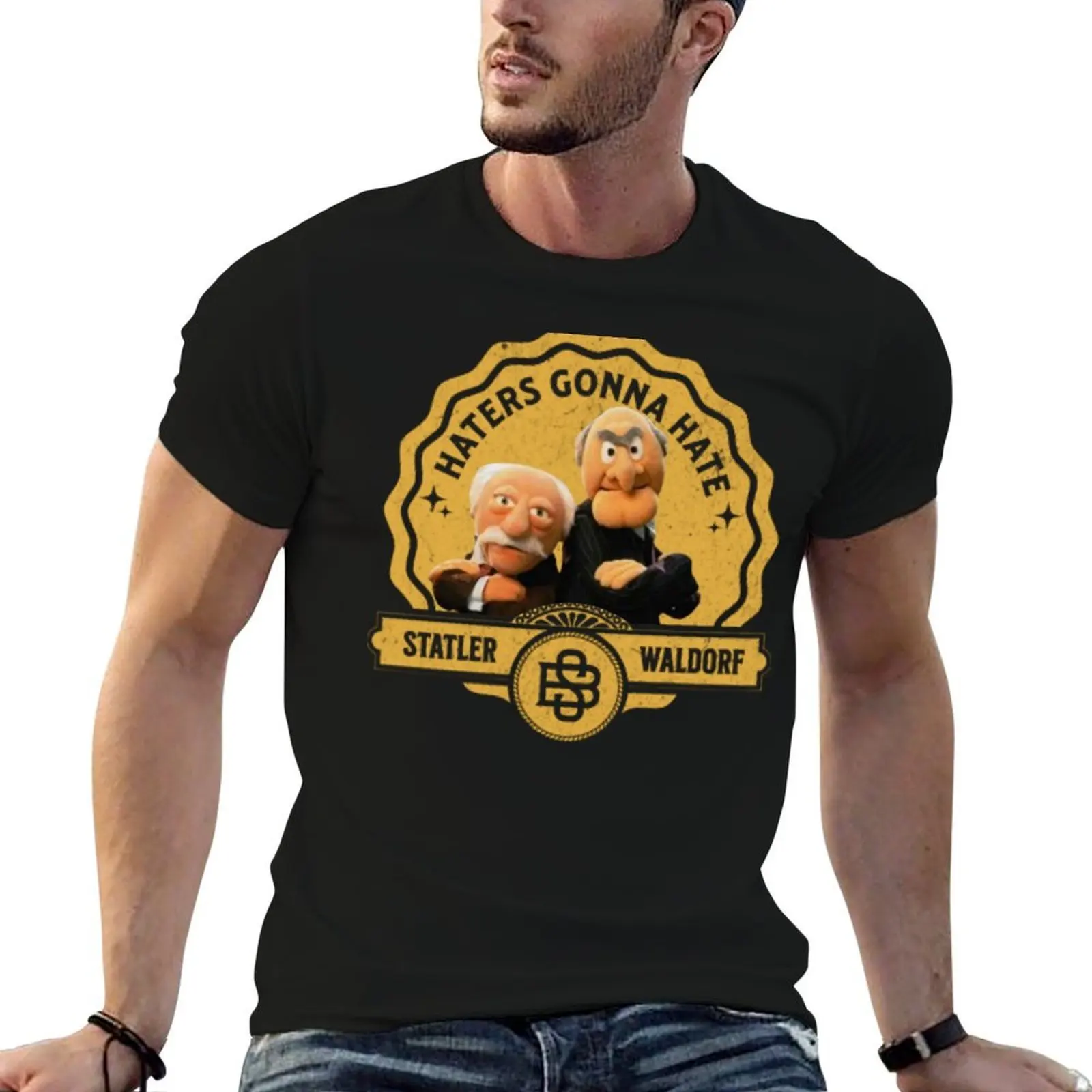

Statler and Waldorf T-Shirt man t shirt summer t shirts for man graphic vintage T-Shirt