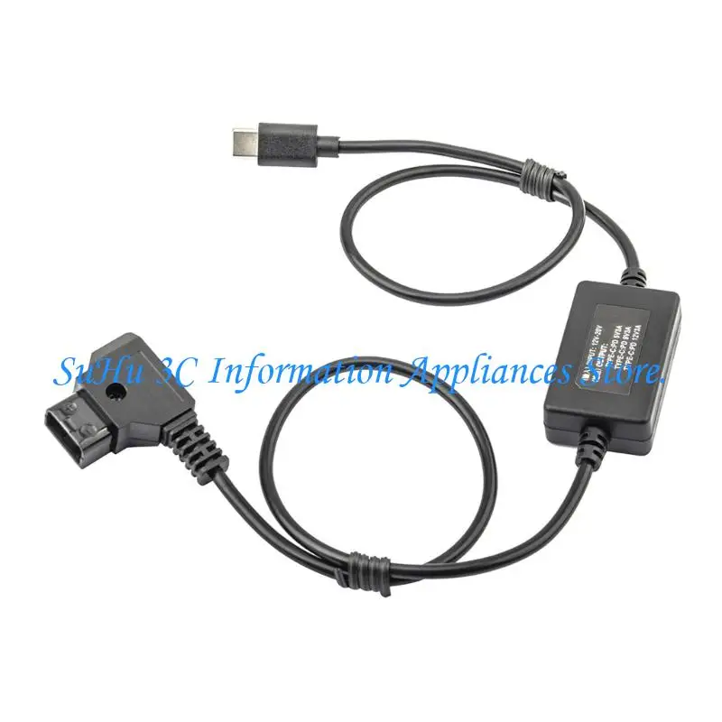  Multipurpose Power Supply Cable D-TAP To Type C Power Wire For Digital Devices Safe Overload Protections And Soft Sheath