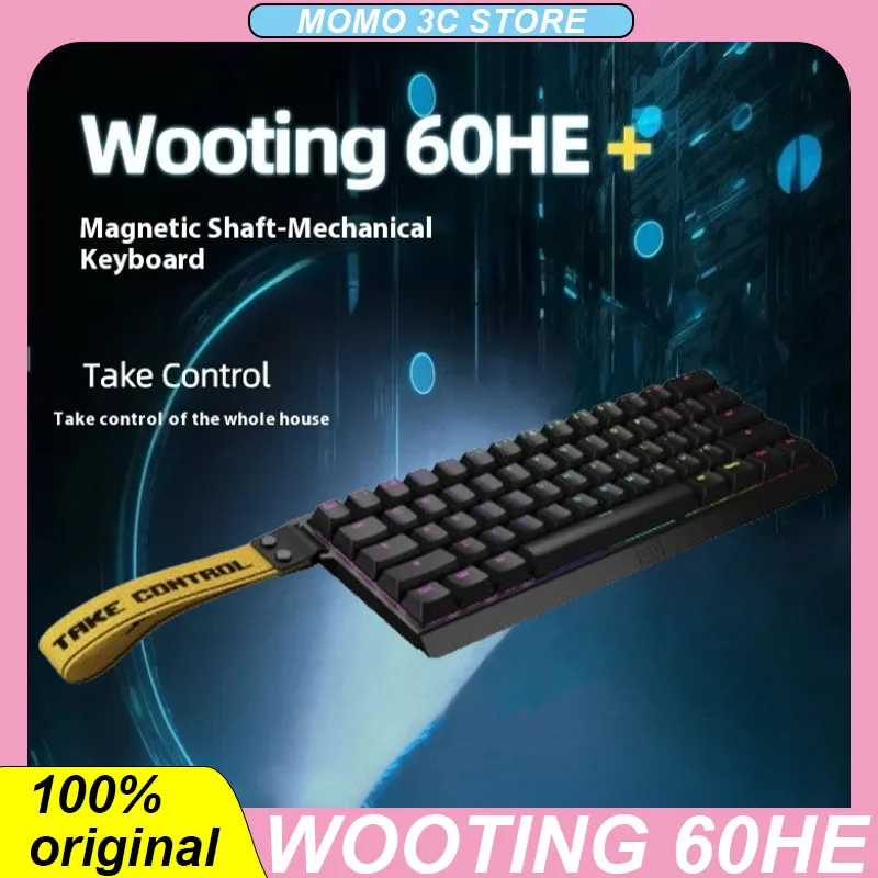 

Wooting 60he Mechanical Keyboard Magnetic Axis Hot Swap Pbt Keycap 60Keys 60%GH60 NKRO Customized PC Gaming E-sports Keyboards