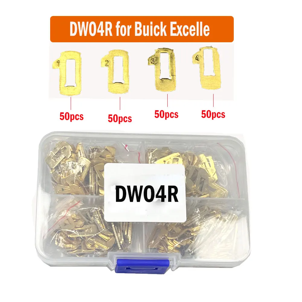 200Pcs/lot Brass DWO4R Car Lock Reed Lock Plate for Buick Excelle DWO4R Car Key Lock Repair Accessories 1 2 3 4 Types Each 50pcs