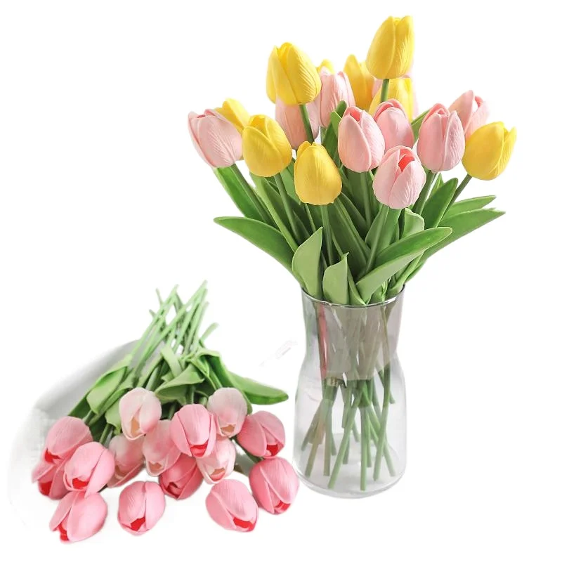 

Artificial Tulip Flower Plant Female Gift Indoor Outdoor Garden Party Ornament