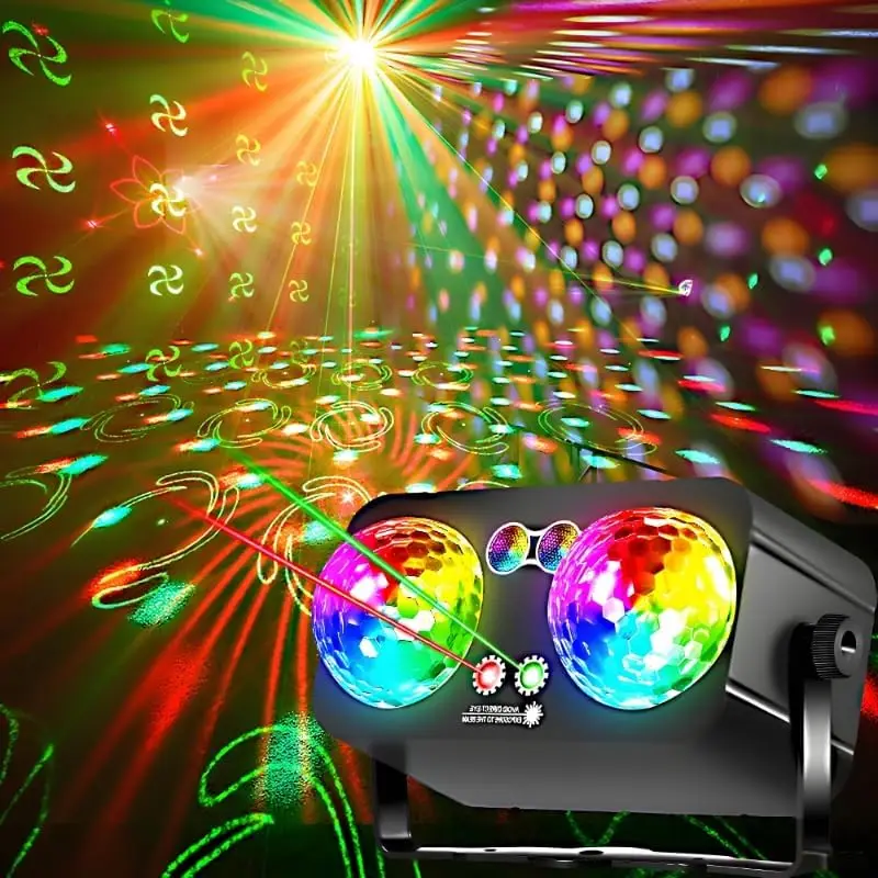 

Disco Ball Disco Light, Disco Ball Decor Party Lights Strobe DJ Lights for Party with Dual Disco