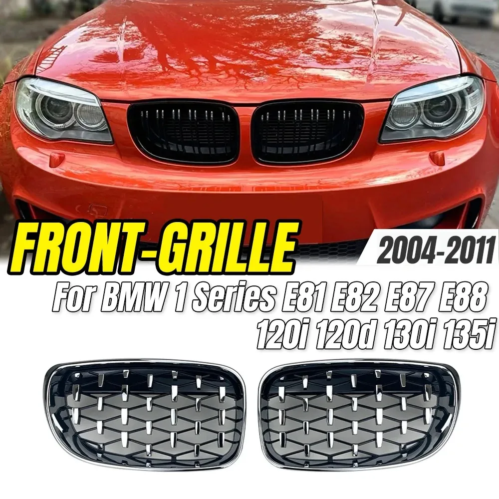 

For BMW 1 Series E81 E82 E88 E87 128i 130i 135i 2004-2011 Coupe,Front Radiator Grille,Car Styling Upgrade Parts & Accessories.