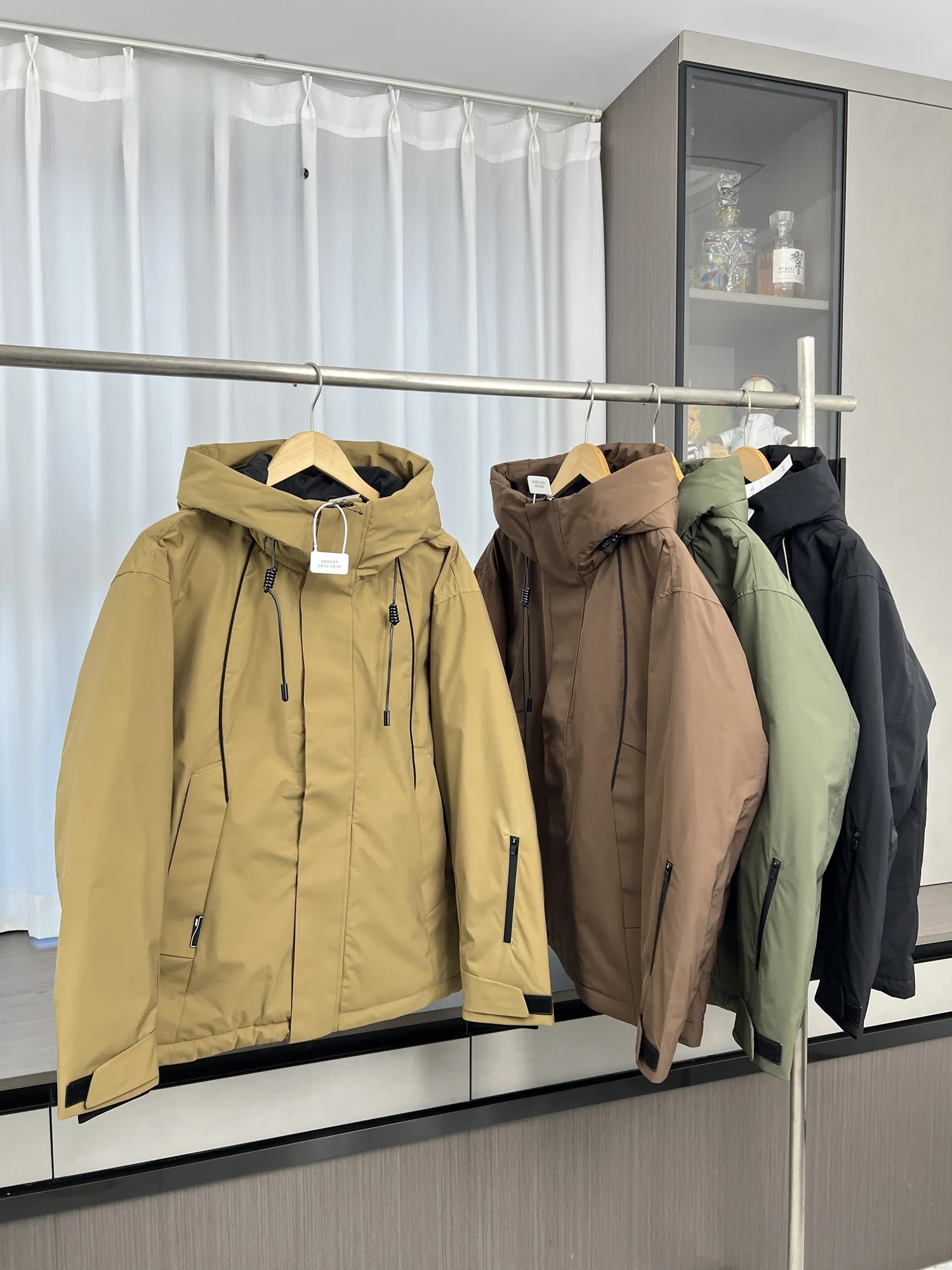 

Мужская повседневная куртка из 90% пуха: ветрозащитная, теплая, для активного отдыха, с термоизоляцией, модная, для городского повседневного ношения