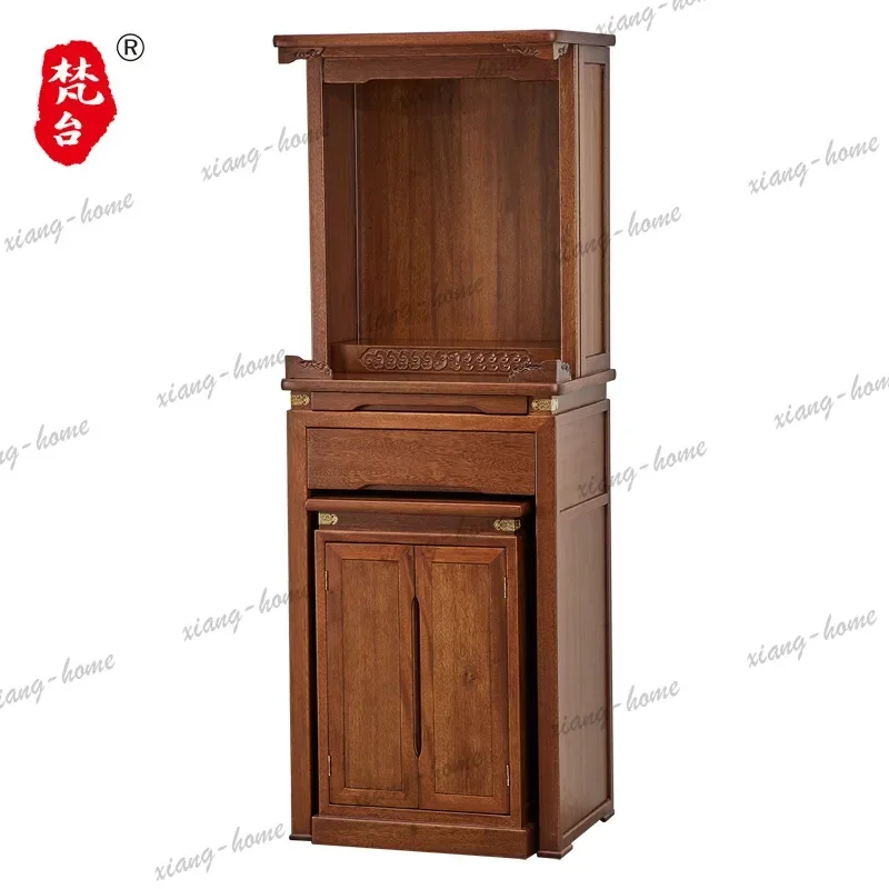 FG   Solid Wood Modern Minimalist Cabinet Set Buddha Shrine Standing Cabinet God Shrine God Cabinet Economical Buddha