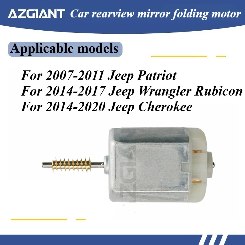 

For Jeep Wrangler Rubicon Cherokee 2014-2017 Patriot Car Wing Mirror Folding Power Electric Motor 12V Repair High Quality Engine