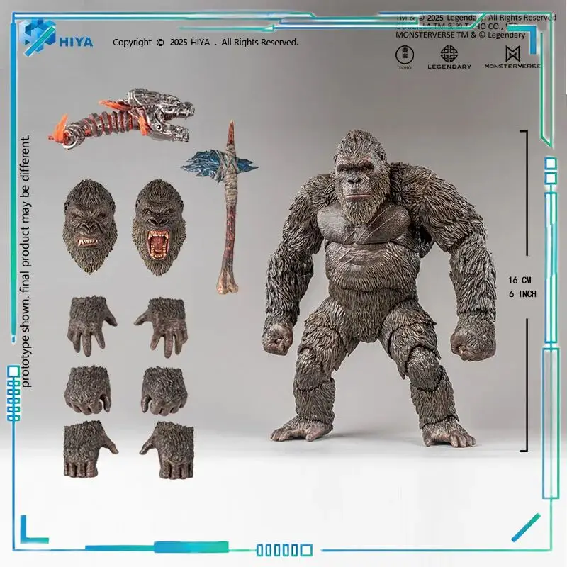 HIYA Authentic Godzilla Vs. King Kong 2.0 Mobile Handheld Toy Doll Model Toy Exquisite toys