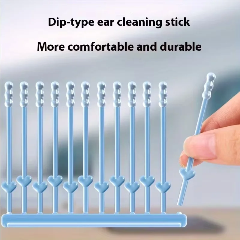 24 Powerful Self-Adhesive Ear Cleaning Sticks - an Efficient Ear Cleaning Tool That Is Gentle and Won't Harm the Ear Canal.