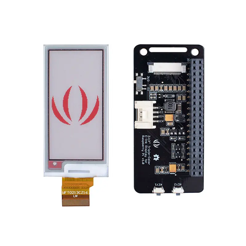 1pcs Raspberry 2.13 inches three color send e-ink display screen Raspberry pi 0/3 / 3b + Development