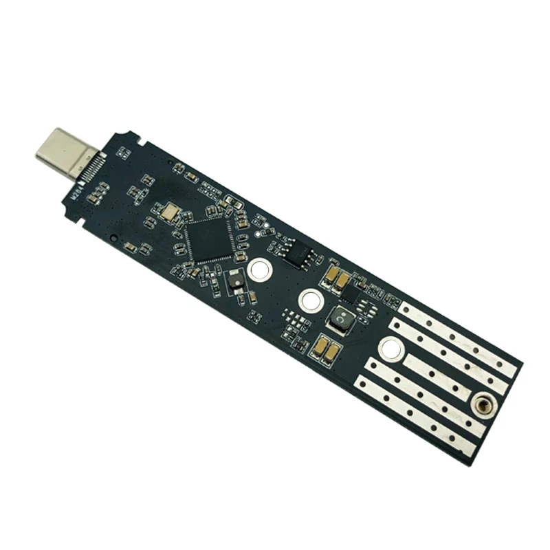 M.2 NVME/SATA USB3.1 Type-C อะแดปเตอร์ Dual Protocol M2 SSD M.2 to USB3.1 อะแดปเตอร์สําหรับ M.2 NVME PCIe SATA NGFF M2 SSD RTL9210B