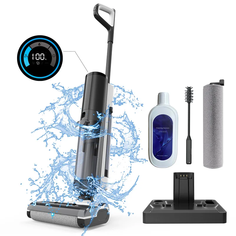 

Factory Wet And Dry Vacuum Cleaner HEPA Durable Strong Suction Upright Hot Air Drying Features Floor Washing Self-Cleaning Dibea