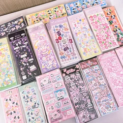 MINKYS New Arrival 4PCS 6PCS 8PCS Full Set Kawaii Photocards Decorative Stickers DIY Scrapbook Stickers Confetti Sticker