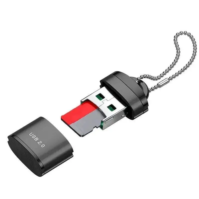 

Устройство чтения карт памяти USB Micro SD/TF USB 2.0 Мини-устройство чтения карт памяти мобильного телефона Высокоскоростной USB-адаптер для ноутбуков Компьютерные аксессуары