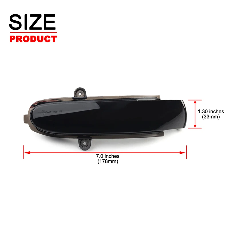 2Pcs LED Side Mirror Lamp For Benz W203 S203 CL203 C-Class 2000-2007 Side Rearview Dynamic Turn Signal Lights