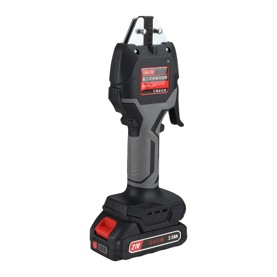 

Аккумуляторный обжимной инструмент DML-50 для холодной опрессовки проводов, легкий, электрический, для подключения клемм.