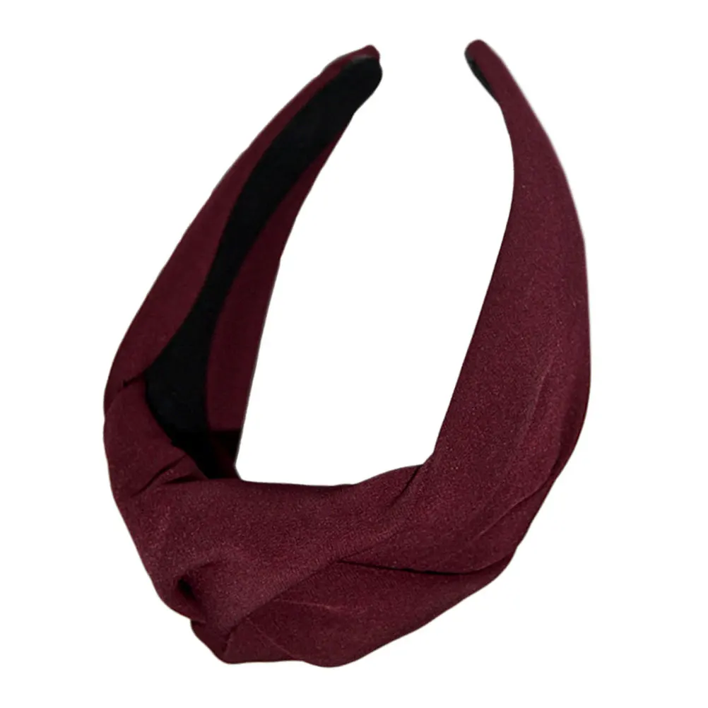 

Elegant Hair Hoop Women Wide Headband Cloth Fashion Hair Accessories Comfortable Ribbon Vintage Design Beautiful