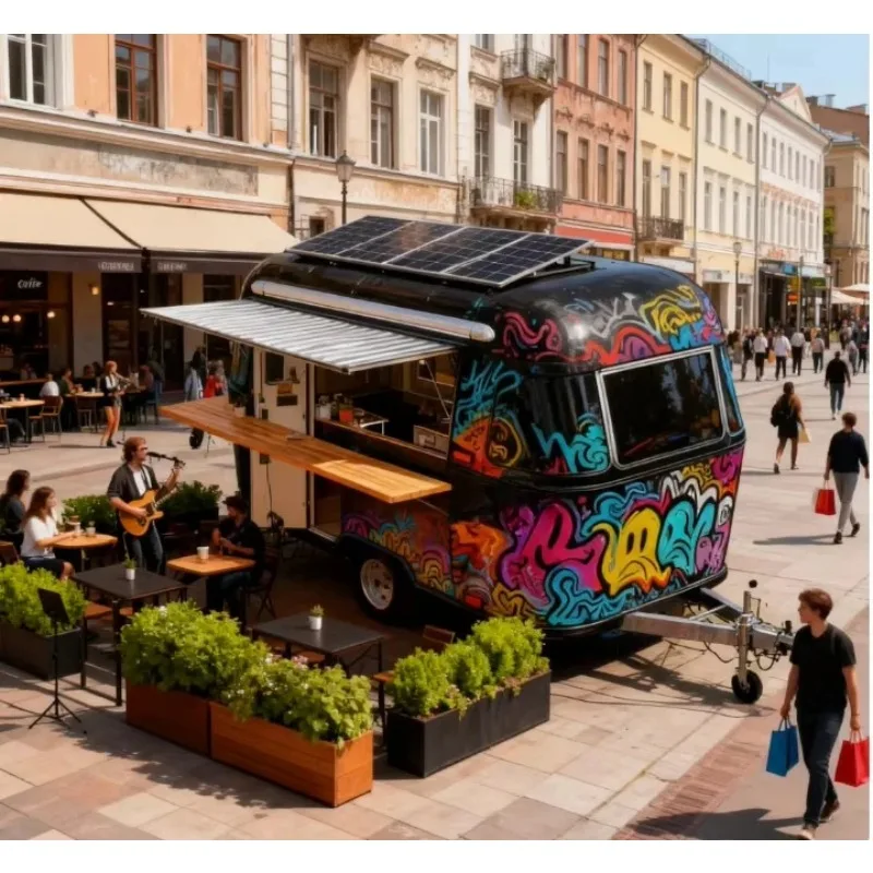 Customized Food Trailers for Sale World Car Stickers Truck Fish Burger Tacos Bbq Mexican Buying Food Trailers