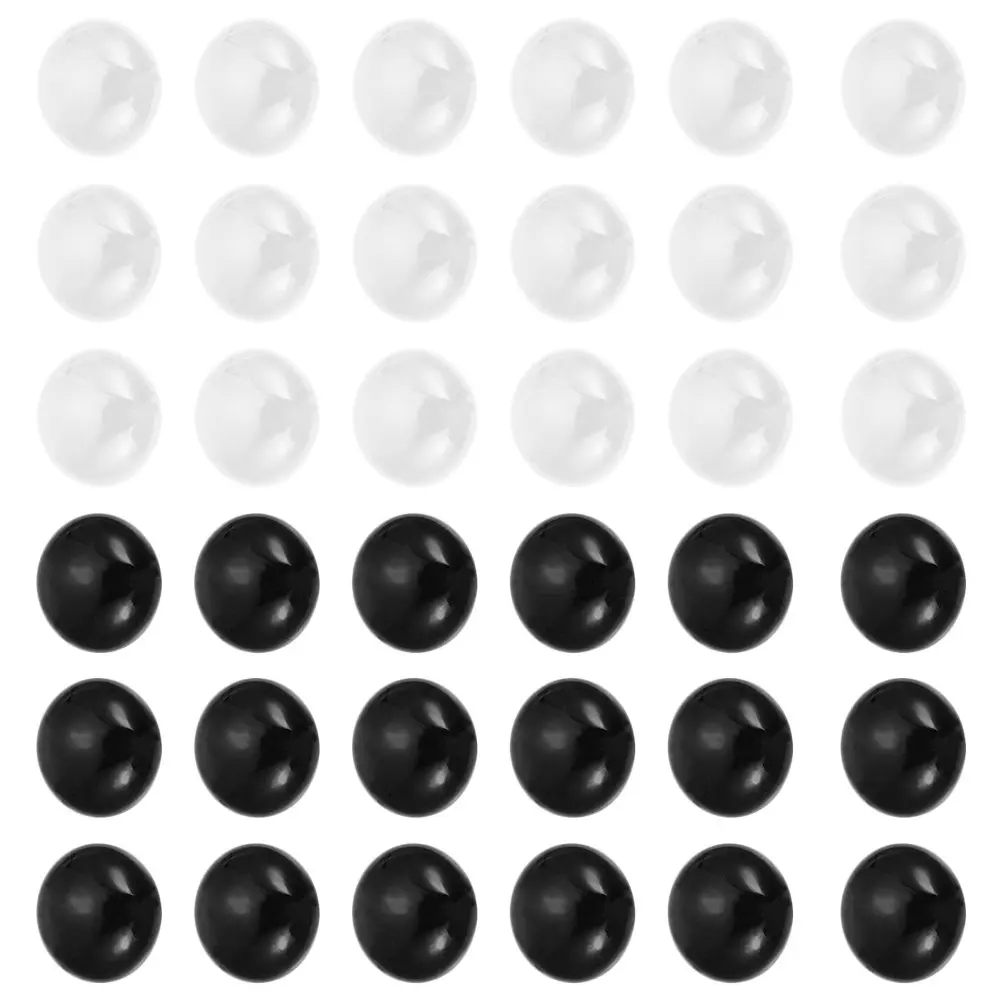 

Black and White Go Chess Pieces Porcelain Beads Bulk Flat Fine Craftsmanship Polished Surface