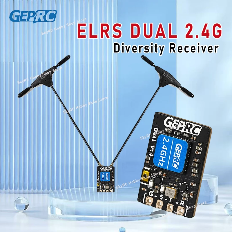 

GEPRC ELRS DUAL 2.4G Diversity Receiver - Long Range for FPV Racing RC Tools DIY Models