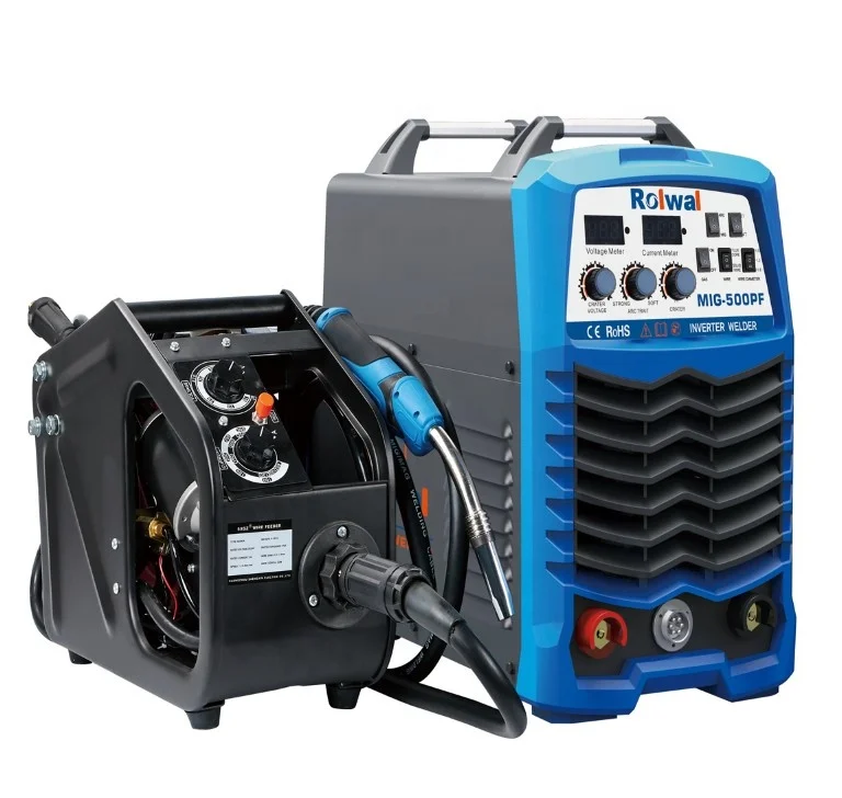 MIG/MAG/MMA IGBT Technology MIG-500PF Three Phase Gas Shield MIG Welder Inverter Arc Welder